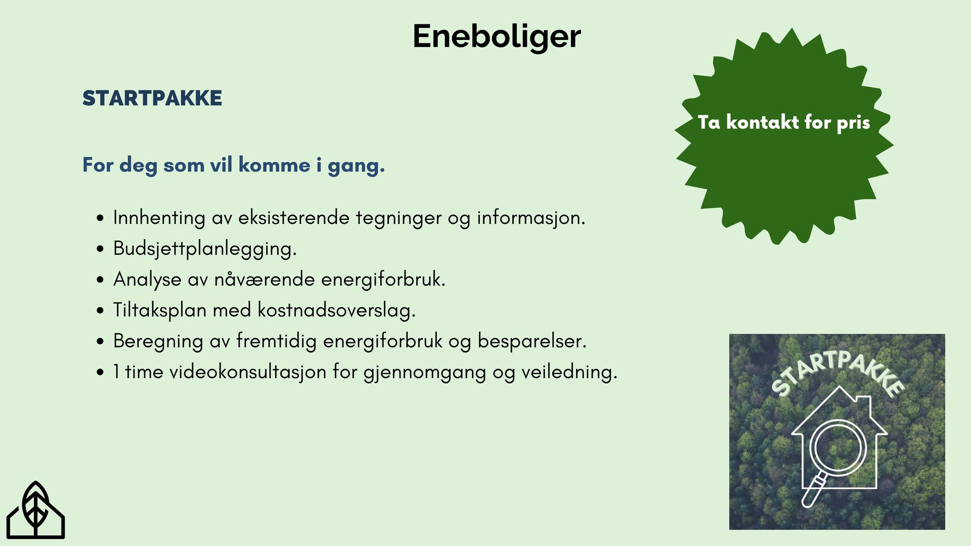 Pakkeinformasjon enebolig — side 2